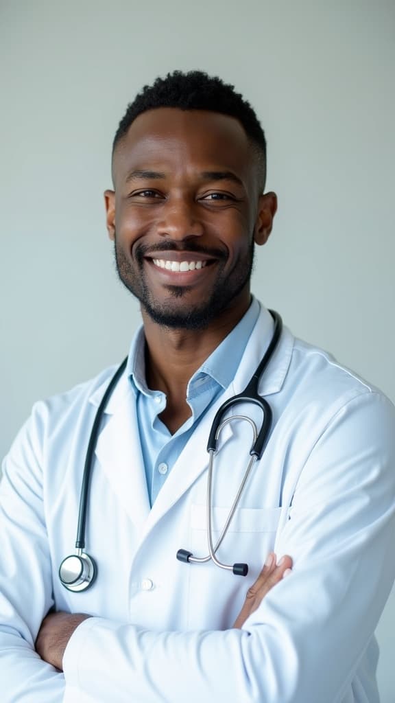 Doctor example headshot