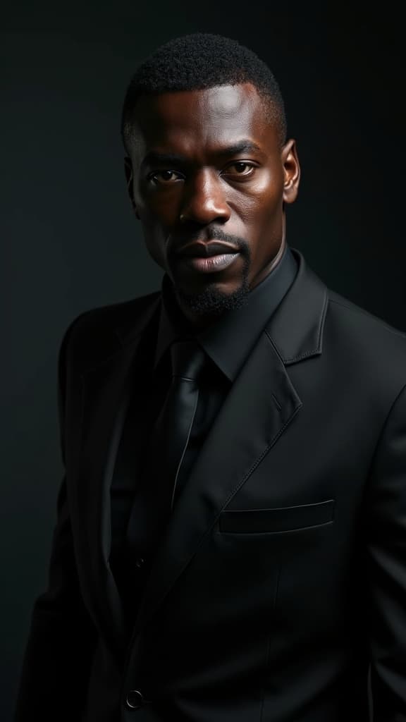 Bold & Dark example headshot