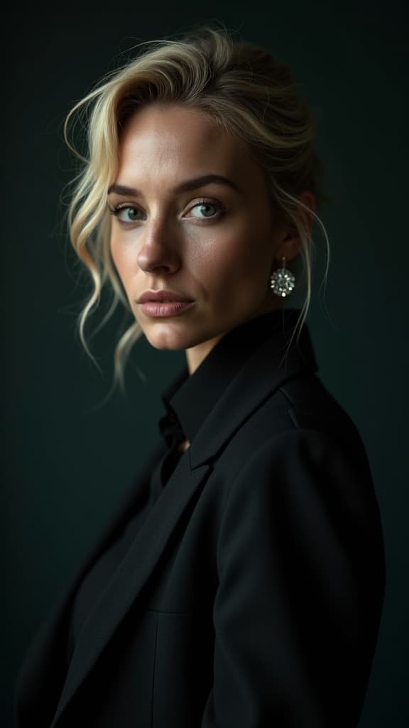 Bold & Dark example headshot